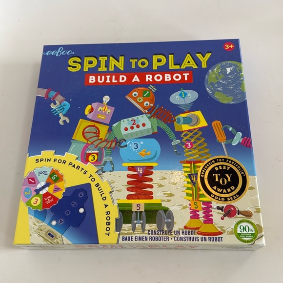 Build A Robot Spin to Play Eeboo - Picture 1 of 5